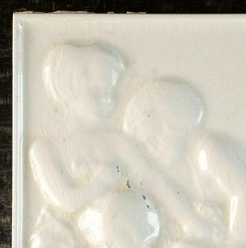 Jugendstil Tegel - Boizenburger Wandplattenfabrik - Art, Antiek en Kunst