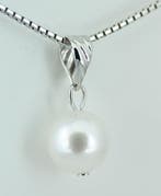 Sans prix de réserve - Pendentif - 18 carats Or blanc Perle