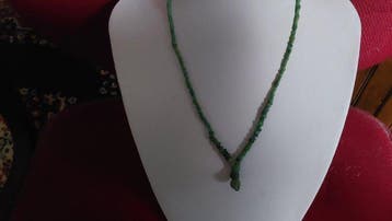 Oud-Romeins, Keizerrijk Glas Romeinse glazen kralen ketting,