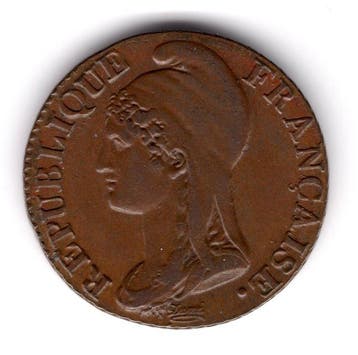 Frankrijk. 5 Centimes An 4-A Dupré (Zonder minimumprijs)