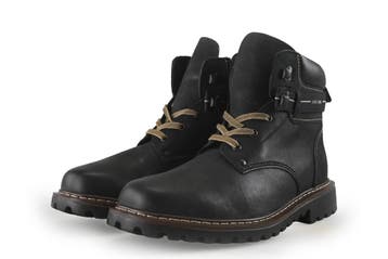 Josef Seibel Veterboots in maat 45 Zwart, Kleding | Heren, Schoenen, Zwart, Boots, Zo goed als nieuw, Josef Seibel