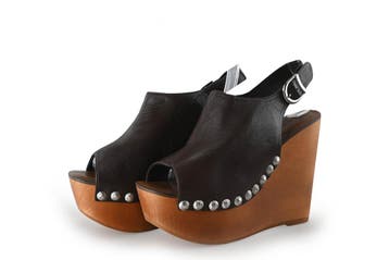 Jeffrey Campbell Muiltjes in maat 39 Zwart, Verzenden, Zwart, Zo goed als nieuw, Jeffrey Campbell