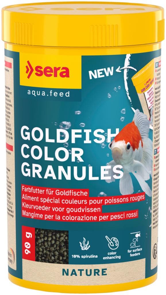Sera Goldfish Color Granules 250ml (Goudvis voer), Animaux & Accessoires, Poissons | Aquariums & Accessoires, Enlèvement ou Envoi