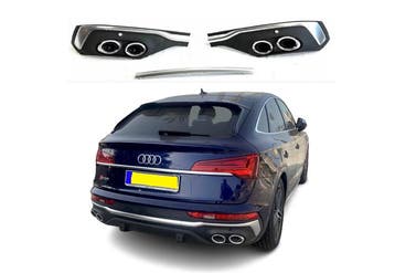 Carnamics Diffuser | Audi Q5 Sportback 21- 5-d | S-Line zwar, Verzenden, Nieuw