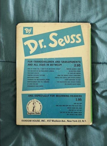 Dr. Seuss - Dr Seuss Yertle the Turtle and Other Stories,
