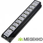 LogiLink UA0096 USB hub 10 poorten, Computers en Software, Verzenden, Nieuw