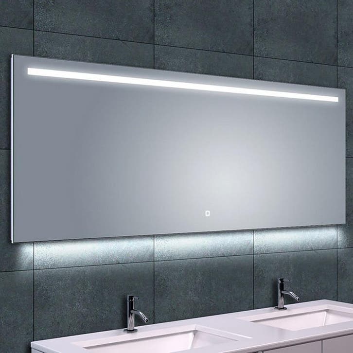 LED Spiegel 160x60cm | 15W | Dimbaar/Verwarming/Kleurtemp, Huis en Inrichting, Woonaccessoires | Spiegels, Nieuw, Verzenden