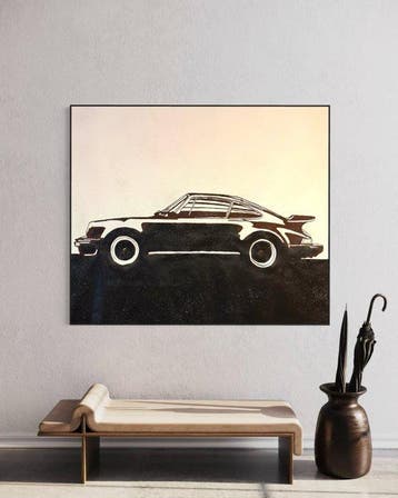 Timo Wedell - Night Drive Porsche - XXL - Abstract Car
