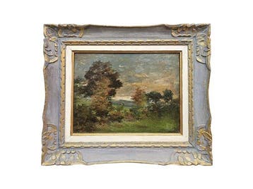 French School (XIX-XX) - Autumn Landscape, Antiek en Kunst