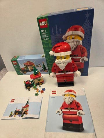 Lego Set - Seasonal - Grote minifiguur van de Kerstman 40820, Nieuw