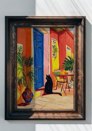 E. García - La puerta azul y el gato XL