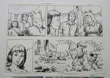 studio Vandersteen - 1 Original page - Bessy, Livres