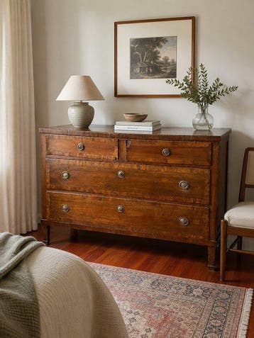 Commode - Noyer, Bois