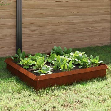 vidaXL Slakkenhekken 8 pcs Roestig Cortenstaal, Jardin & Terrasse, Verzenden