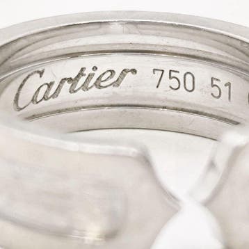 Cartier - Bague - 18 carats Or blanc - c2