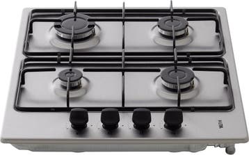 ETNA T106VRVSA - Gaskookplaat - 58 cm - RVS, Elektronische apparatuur, Verzenden, Nieuw