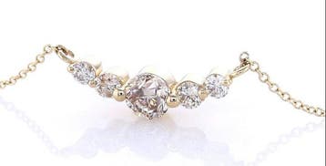 Zonder minimumprijs - Ketting met hanger - 14 karaat Geel