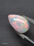 Wit, Meerkleurig Opaal - 8.76 ct - Antwerp Laboratory for