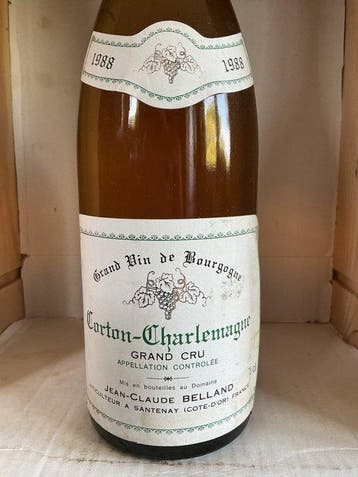 1988 JC Belland - Corton Charlemagne Grand Cru - 1 Fles