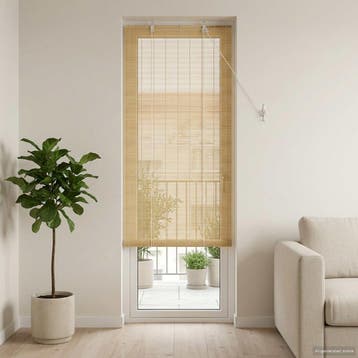 vidaXL Rolgordijn Naturel 60 x 220 cm Bamboe, Verzenden, Nieuw
