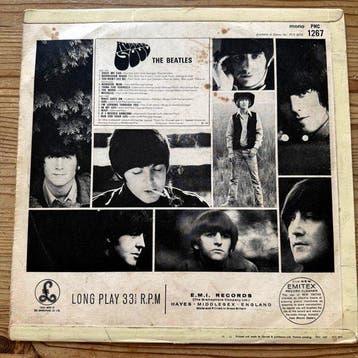 Beatles - Rubber Soul [1965 UK mono pressing] - LP - Mono -