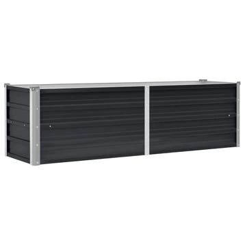 Plantenbak 160cm antraciet - 34% korting, retour deal!, 100 cm of meer, Verzenden, Zo goed als nieuw, Metaal