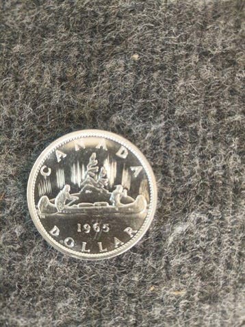 Canada. 1 Dollar 1965 (Lot of 3 coins) (Zonder minimumprijs)