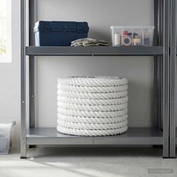 vidaXL Katoenen Touw 16 mm 50 m Wit 100% katoen, Verzenden