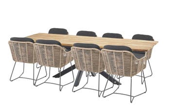 Taste by 4 Seasons Belmond tuinset naturel met Minerva tafel, Nieuw