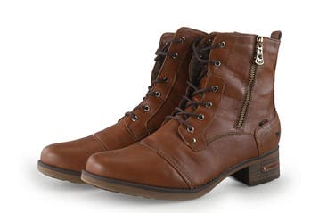 Mustang Biker boots in maat 44 Cognac, Overige kleuren, Verzenden, Boots, Mustang