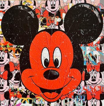 Giuliano Grittini (1951) - Mickey Mouse Luxury Black Edition