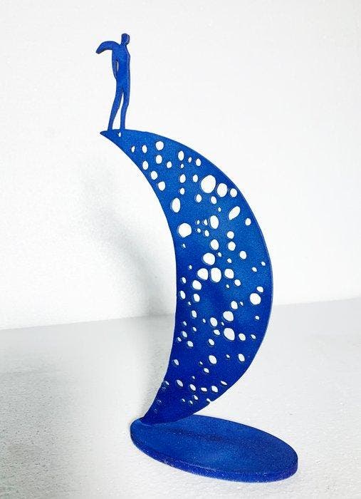 Krum Stanoev (1961) - sculptuur, Lunatico - sculpture - 25, Antiquités & Art, Antiquités | Autres Antiquités