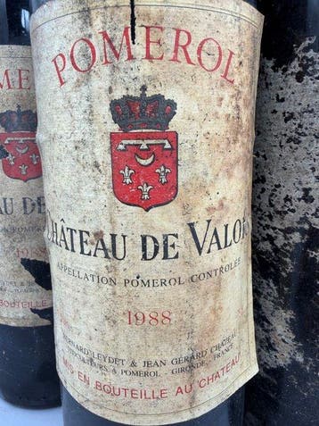 1988 Château de Valois - Pomerol - 6 Flessen (0.75 liter), Verzamelen, Nieuw