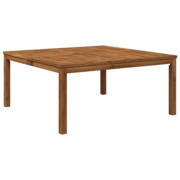 vidaXL Salontafel Naturel 100 x 100,5 x 45 cm Massief Acacia, Verzenden, Nieuw