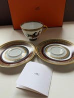 Hermes - Tasse et soucoupe - Porcelaine - Hermès Paris –