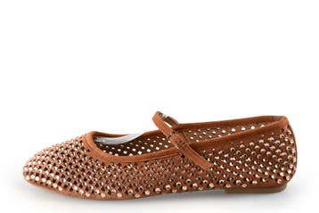 Nelson Ballerinas in maat 40 Bruin, Kleding | Dames, Bruin, Verzenden, Ballerina's, Zo goed als nieuw
