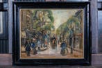 Isaac Israels (1865-1934), Kring van - Stadstafereel (NO
