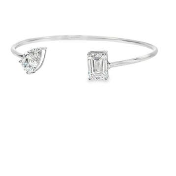 Armband - 14 karaat Witgoud - 5.13ct. tw. Diamant, Nieuw