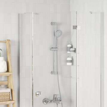 vidaXL Douchkop Houder Chroom 70 cm Roestvrij staal, Doe-het-zelf en Bouw, Verzenden, Nieuw