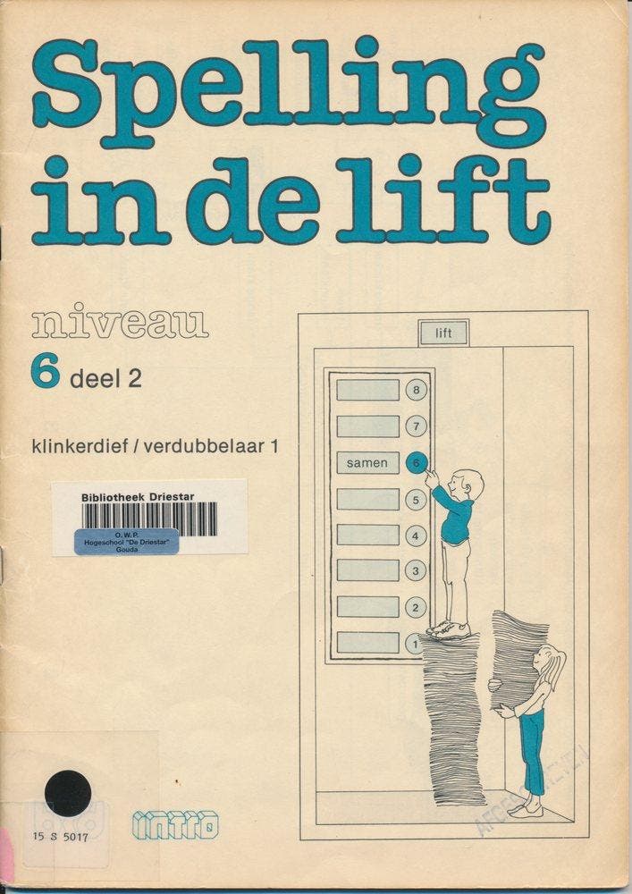 Spelling in de Lift Werkschrift niveau 6 deel 2 (per stuk), Boeken, Schoolboeken, Verzenden