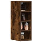 vidaXL Bovenkast Riga 20x29,5x60 cm bewerkt hout gerookt, Huis en Inrichting, Verzenden, Nieuw