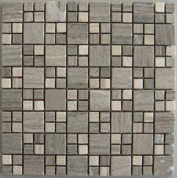 Wand Mozaïek Tegels Factory Steen Anticato Luca Grijs - M.., Wandtegels, Nieuw, Ophalen of Verzenden, 20 tot 40 cm