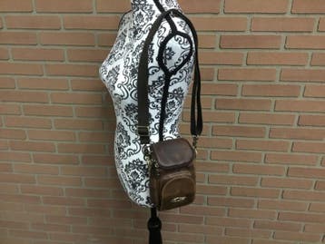 Schoudertas 100% leren crossbody tas, Ophalen of Verzenden, Nieuw