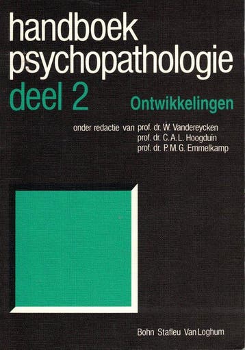 Handboek psychopathologie 9789031320905, Verzenden, Gelezen