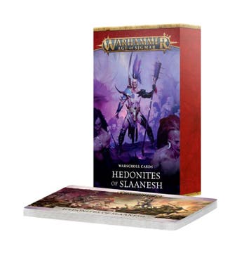 Hedonites of Slaanesh - Warscroll cards (Warhammer nieuw), Hobby en Vrije tijd, Wargaming, Ophalen of Verzenden, Nieuw
