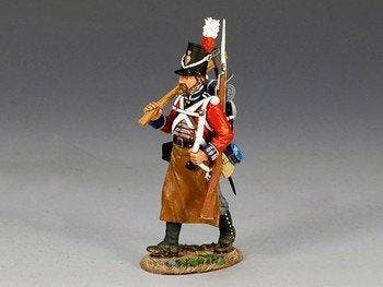 King & Country - Tinnen soldaat - NA185 Walking Flagbearer &, Nieuw