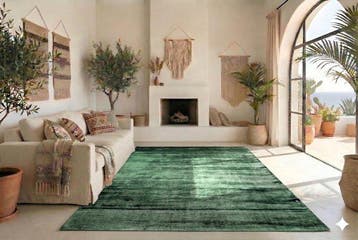 Gabbeh vert de luxe - Tapis - 250 cm - 150 cm - non utilisé