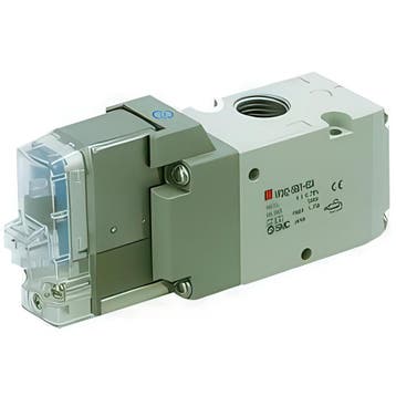 SMC 3/2 Voie En Ligne Électrovanne Pneumatique G1/2 -, Verzenden