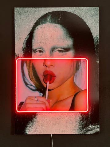 LEDMansion - Gioconda Lollipop V.R. Led Wall Art