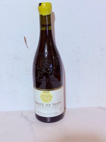 2016 M. Chapoutier, Chateauneuf-du-Pape, Croix de Bois Rouge, Collections
